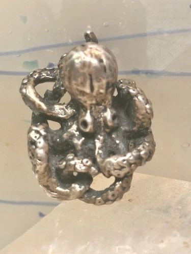 OCTOPUS RING VINTAGE BAND SIZE 6 STERLING SILVER WOMEN MEN (1 of 2)