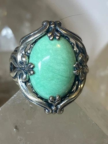ART DECO RING SIZE 8 BLUE STONE STERLING SILVER WOMEN: ART DECO RING SIZE 8 BLUE STONE STERLING SILVER WOMEN Art Deco ring size 8 blue stone sterling silver women Size 8 Weight 10.3g Length 1" Width. 5/8" Thinnest part 1/8"