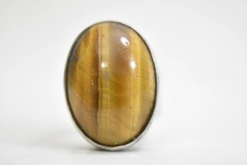 TIGER EYE RING TRIBAL SOUTHWEST BAND STERLING SILVER MEN WOMEN SIZE 9: TIGER EYE RING TRIBAL SOUTHWEST BAND STERLING SILVER MEN WOMEN SIZE 9 Tiger Eye ring tribal southwest band sterling silver men women Size 9 Weight 12.9g Widest part of band Diameter 1" Thinnest part o