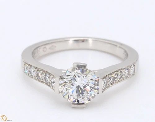 VAN CLEEF & ARPELS 1.19 CARAT D-VVS2 DIAMOND PLATINUM ENGAGEMENT RING: VAN CLEEF & ARPELS 1.19 CARAT D-VVS2 DIAMOND PLATINUM ENGAGEMENT RING Title: Van Cleef & Arpels 1.19 Carat Round Brilliant Shape D-VVS2 Diamond Platinum Engagement Ring Style: Engagement Metal: Platin