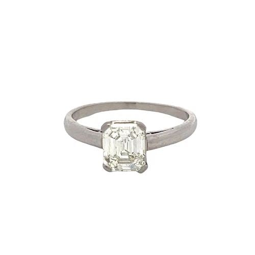 1.18 CARAT ASSCHER CUT K VVS1 DIAMOND PLATINUM ENGAGEMENT RING 18K: 1.18 CARAT ASSCHER CUT K VVS1 DIAMOND PLATINUM ENGAGEMENT RING 18K 1.18 Carat Asscher Cut K VVS1 Diamond Platinum Engagement Ring 18k Details Department Unisex Adults Main Stone Diamond Metal Platinum