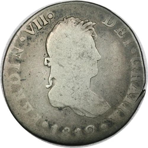 1812 JJ SPANISH COLONIAL MEXICO 2 REALES SILVER, G/VG CONDITION, KM #93: 1812 JJ SPANISH COLONIAL MEXICO 2 REALES SILVER, G/VG CONDITION, KM #93 1812 JJ Spanish Colonial Mexico 2 Reales Silver, G/VG Condition, KM #93 You must pay for your item within 4 business days. PayPa