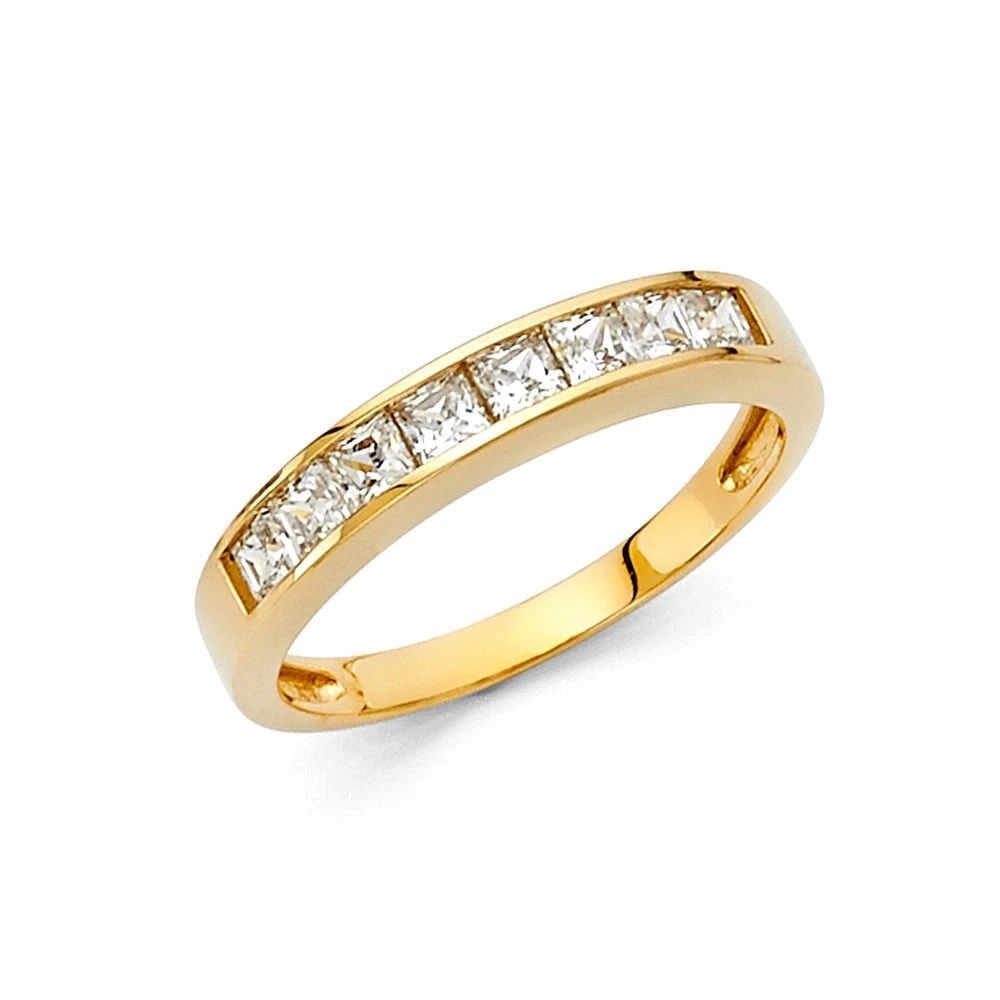 NEW 14K YELLOW GOLD WEDDING BAND: NEW 14K YELLOW GOLD WEDDING BAND WEDDING BAND NEW 14K YELLOW GOLD WIDTH: 3.5 mm Apx. WEIGHT: 2.4g