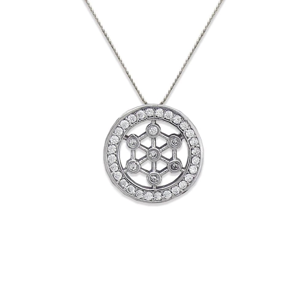 NEW 14K WHITE GOLD WHEEL PENDANT: NEW 14K WHITE GOLD WHEEL PENDANT WHEEL PENDANT NEW 14K WHITE GOLD Apx. WIDTH: 14mm Apx WEIGHT: 2.3g