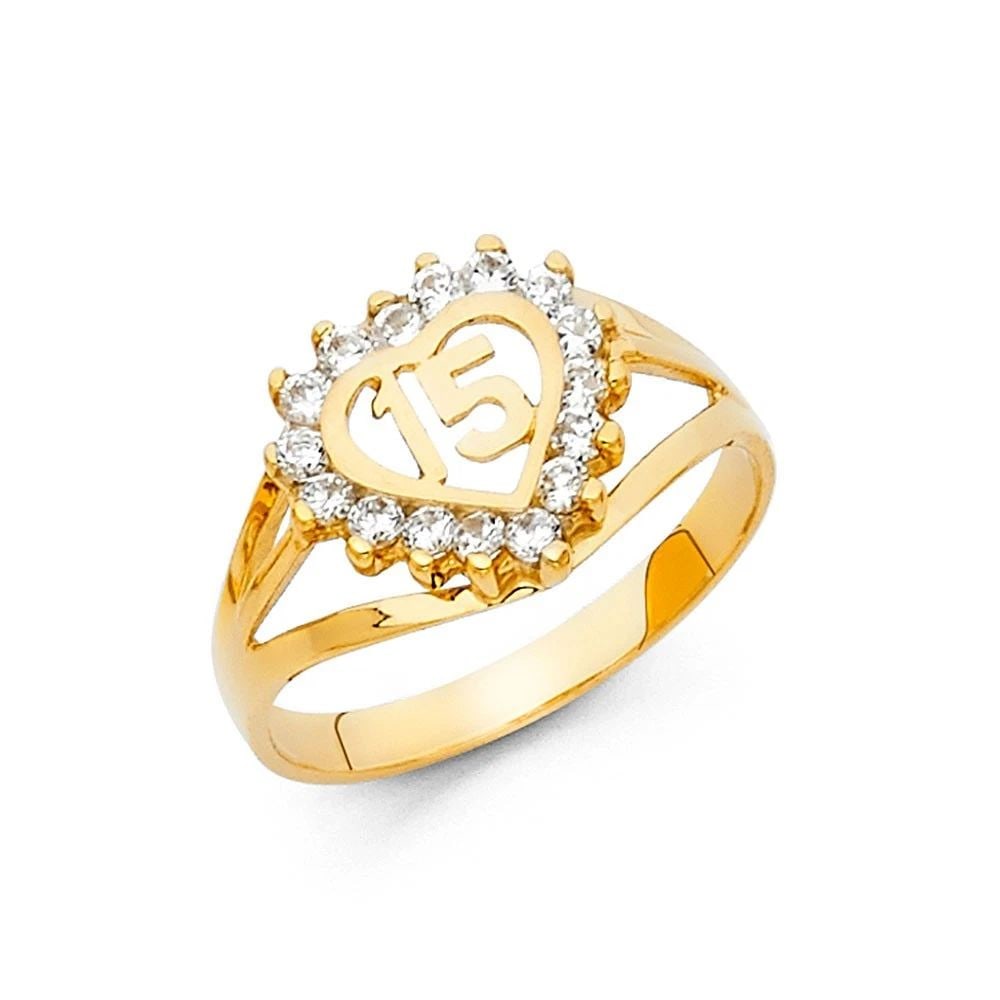 NEW 14K 15 YEARS RING (1 of 2)