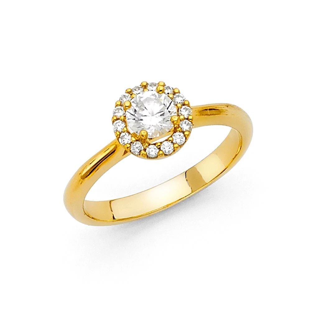 NEW 14K YELLOW GOLD ENGAGEMENT RING: NEW 14K YELLOW GOLD ENGAGEMENT RING ENGAGEMENT RING NEW 14K YELLOW GOLD WIDTH : 1.5 mm WEIGHT : 2.2g