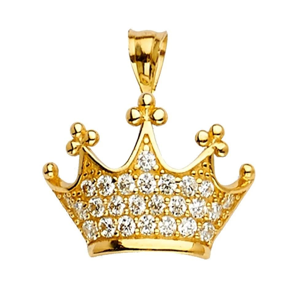 NEW 14K CROWN PENDANT (1 of 2)