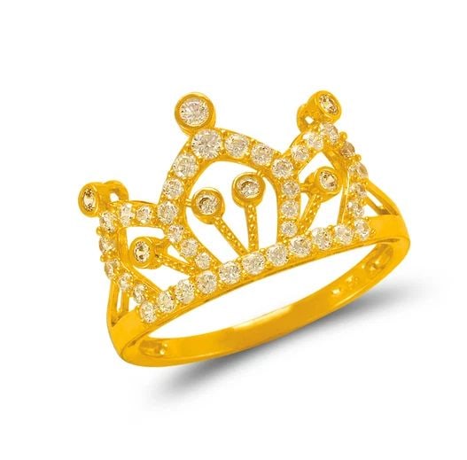NEW 14K YELLOW GOLD LADIES FANCY TIARA RING: NEW 14K YELLOW GOLD LADIES FANCY TIARA RING LADIES FANCY TIARA RING NEW 14K YELLOW GOLD Apx. SIZE: 13mm Apx. WEIGHT: 2.2g