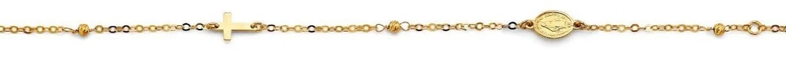 NEW 14K TRI COLOR GOLD BALL LIGHT BRACELET: NEW 14K TRI COLOR GOLD BALL LIGHT BRACELET BALL LIGHT BRACELET NEW 14K TRI COLOR GOLD LENGTH - 7+1in Apx WEIGHT - 2.2g