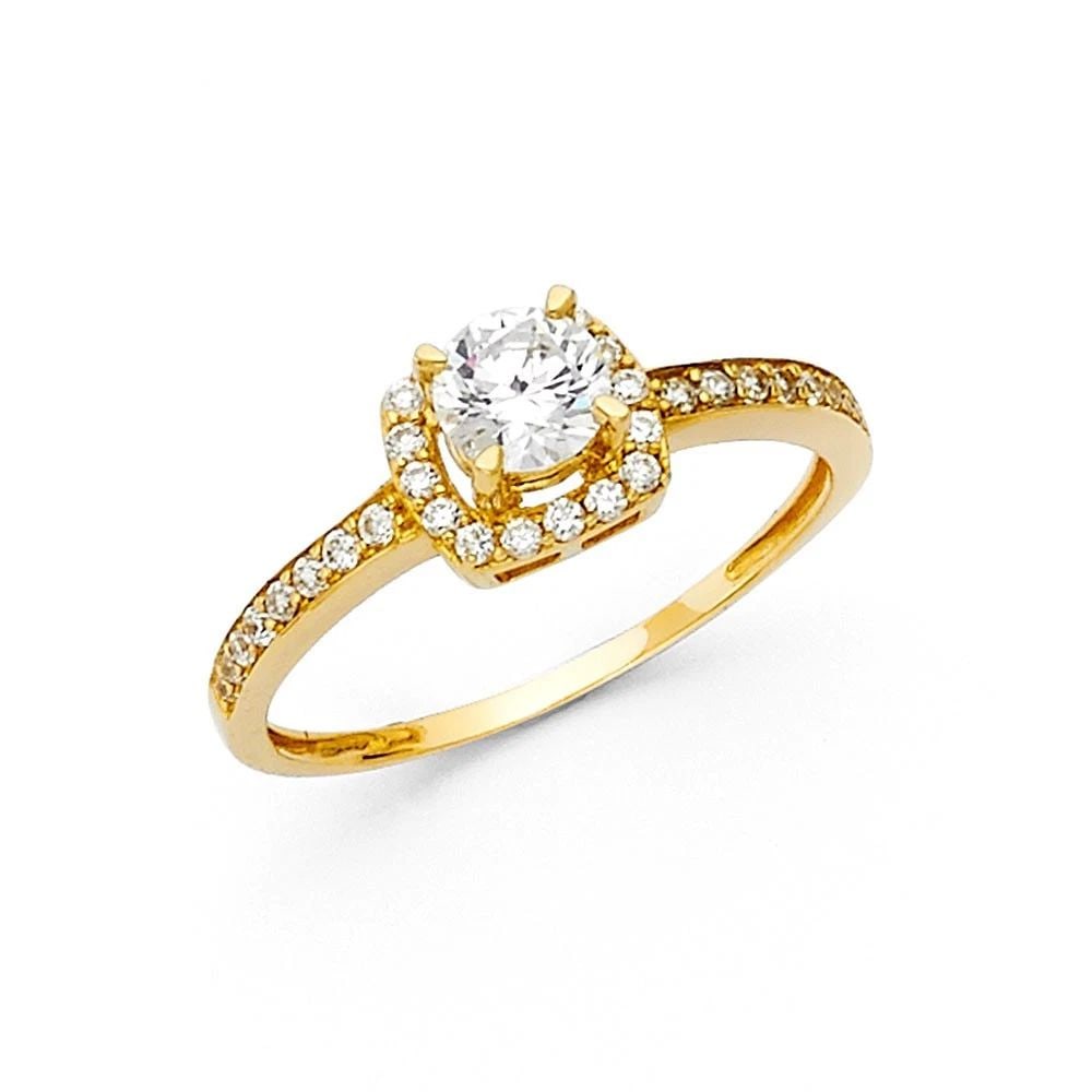 NEW 14K YELLOW GOLD ENGAGEMENT RING: NEW 14K YELLOW GOLD ENGAGEMENT RING ENGAGEMENT RING NEW 14K YELLOW GOLD WIDTH : 1.5 mm WEIGHT : 2.1g