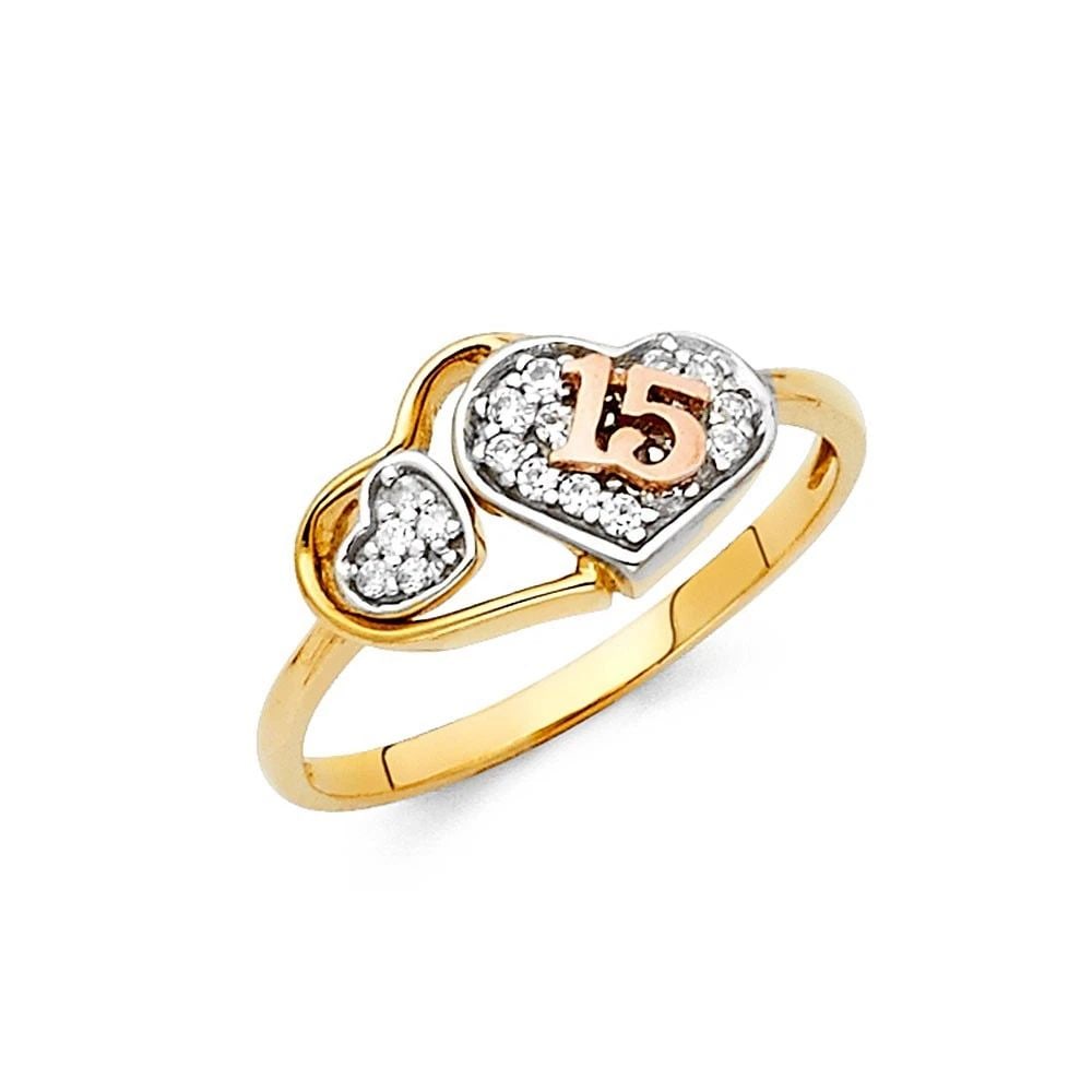 NEW 14K TRI COLOR GOLD RING: NEW 14K TRI COLOR GOLD RING RING NEW 14K TRI COLOR GOLD WIDTH: 9 mm Apx. WEIGHT: 2.1g