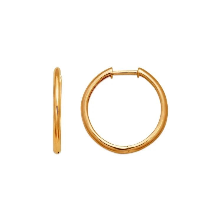 NEW 14K YELLOW GOLD HIGH POLISHED HUGGIE EARRINGS: NEW 14K YELLOW GOLD HIGH POLISHED HUGGIE EARRINGS HIGH POLISHED HUGGIE EARRINGS NEW 14K YELLOW GOLD Width: Approx. 2x20mm Apx WEIGHT: 2.1g