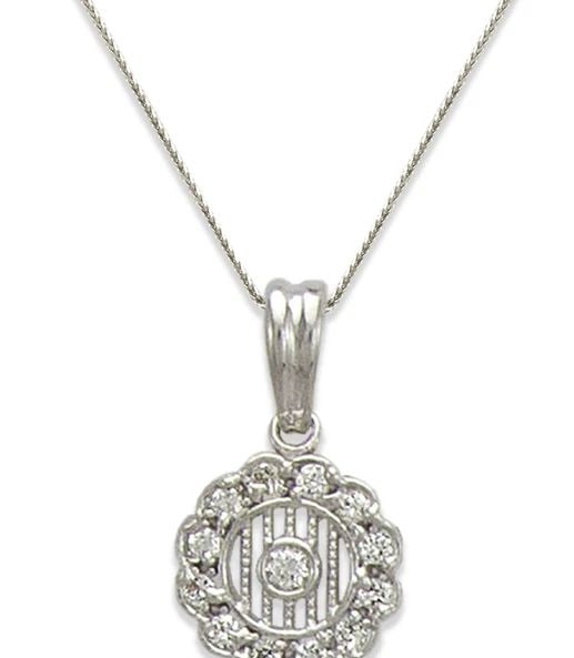 NEW 14K WHITE GOLD FLOWER PENDANT: NEW 14K WHITE GOLD FLOWER PENDANT FLOWER PENDANT NEW 14K WHITE GOLD Apx. WIDTH: 11mm Apx WEIGHT: 2.1g