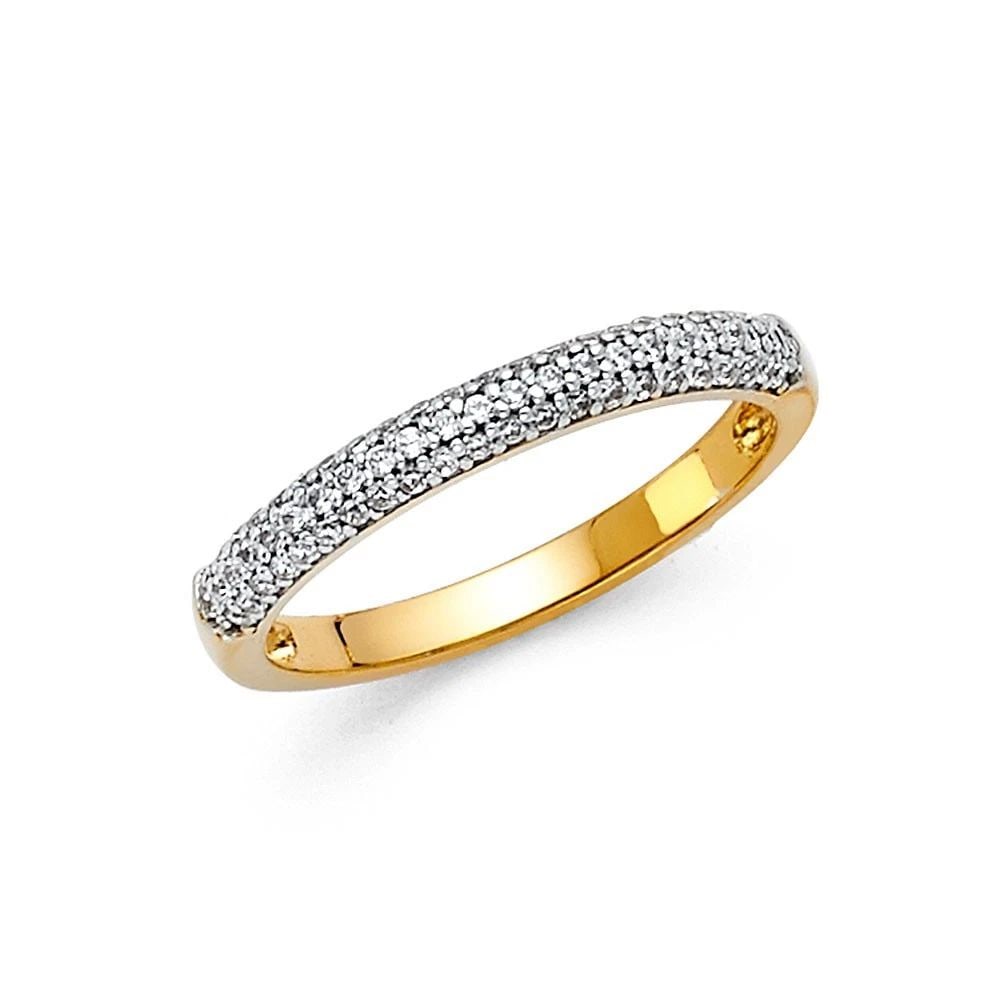 NEW 14K YELLOW GOLD WEDDING BAND - SIZE 7: NEW 14K YELLOW GOLD WEDDING BAND WEDDING BAND NEW 14K YELLOW GOLD WIDTH: 2.5 mm Average Apx. WEIGHT: 2.1g