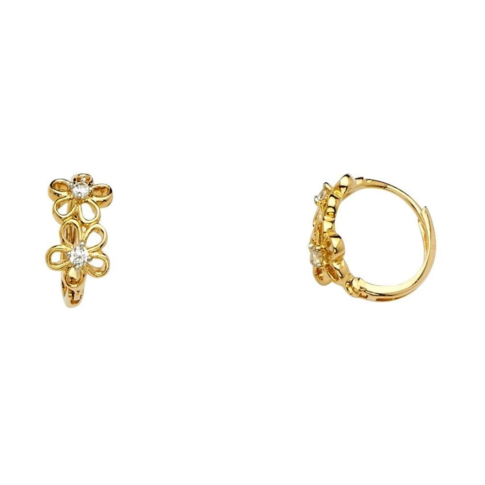 NEW 14K YELLOW GOLD HUGGIES EARRINGS: NEW 14K YELLOW GOLD HUGGIES EARRINGS HUGGIES EARRINGS NEW 14K YELLOW GOLD HEIGHT - 12 mm WIDTH - 12 mm Apx WEIGHT - 1.5 g