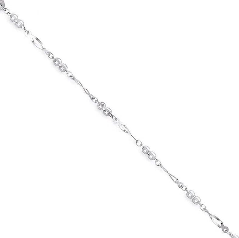 NEW 14K WHITE GOLD LIGHT BRACELET (1 of 2)