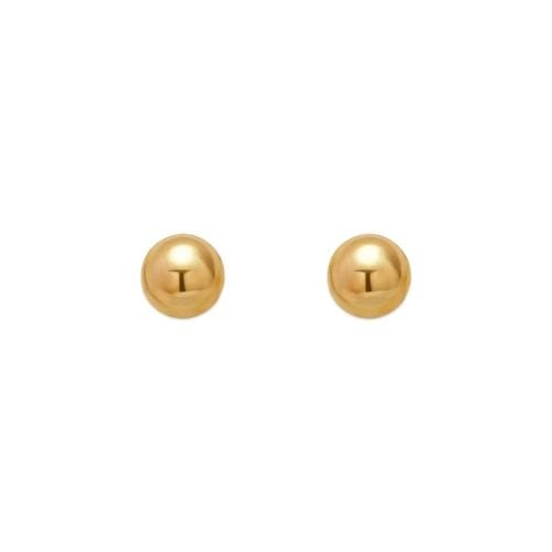 NEW 14K YELLOW GOLD 5MM BALL STUD EARRINGS: NEW 14K YELLOW GOLD 5MM BALL STUD EARRINGS 5MM BALL STUD EARRINGS NEW 14K YELLOW GOLD Width: Approx. 5mm AVERAGE Apx WEIGHT: 2g