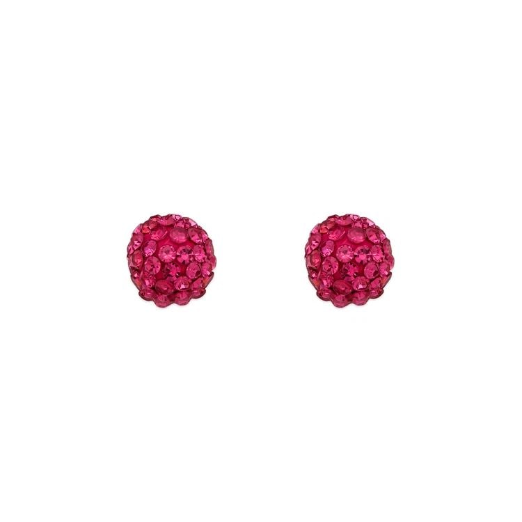 NEW 14K YELLOW GOLD 7MM PINK BALL ENAMEL STUD EARRINGS: NEW 14K YELLOW GOLD 7MM PINK BALL ENAMEL STUD EARRINGS 7MM PINK BALL ENAMEL STUD EARRINGS NEW 14K YELLOW GOLD Width: Approx. 7mm Apx WEIGHT: 2g