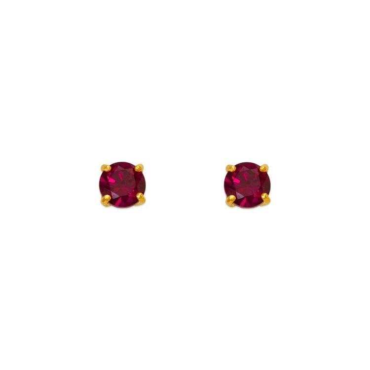 NEW 14K YELLOW GOLD DARK RED GARNET BIRTHSTONE SCREWBACK STUD EARRINGS: NEW 14K YELLOW GOLD DARK RED GARNET BIRTHSTONE SCREWBACK STUD EARRINGS DARK RED GARNET BIRTHSTONE SCREWBACK STUD EARRINGS NEW 14K YELLOW GOLD Width: Approx. 3mm Apx WEIGHT: 2g