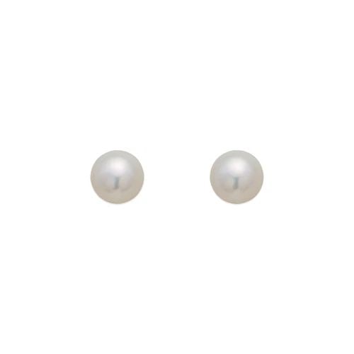 NEW 14K YELLOW GOLD 5MM PEARL STUD EARRINGS: NEW 14K YELLOW GOLD 5MM PEARL STUD EARRINGS 5MM PEARL STUD EARRINGS NEW 14K YELLOW GOLD Width: Approx. 5mm AVERAGE Apx WEIGHT: 2g