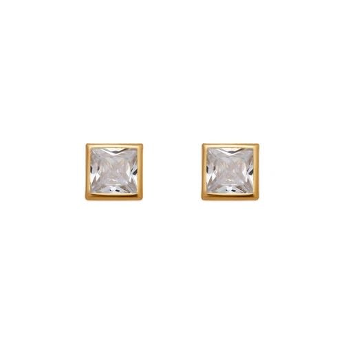 NEW 14K YELLOW GOLD 6MM SQUARE BEZEL STUD EARRINGS: NEW 14K YELLOW GOLD 6MM SQUARE BEZEL STUD EARRINGS 6MM SQUARE BEZEL STUD EARRINGS NEW 14K YELLOW GOLD Width: Approx. 6mm AVERAGE Apx WEIGHT: 2g