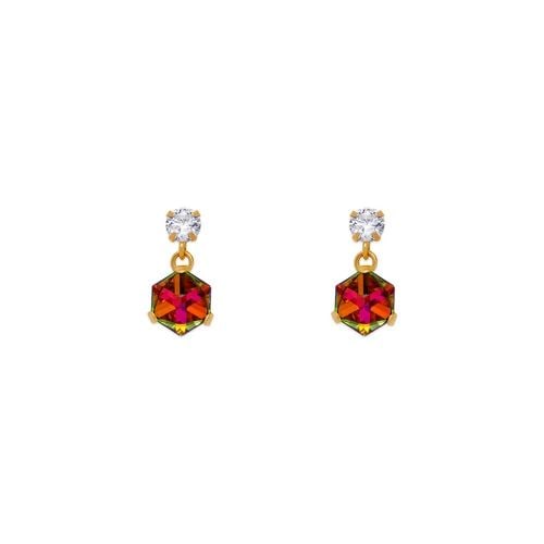 NEW 14K YELLOW GOLD DISCO CUBE STUD EARRINGS: NEW 14K YELLOW GOLD DISCO CUBE STUD EARRINGS DISCO CUBE STUD EARRINGS NEW 14K YELLOW GOLD Width: Approx. 6x11mm AVERAGE Apx WEIGHT: 2g