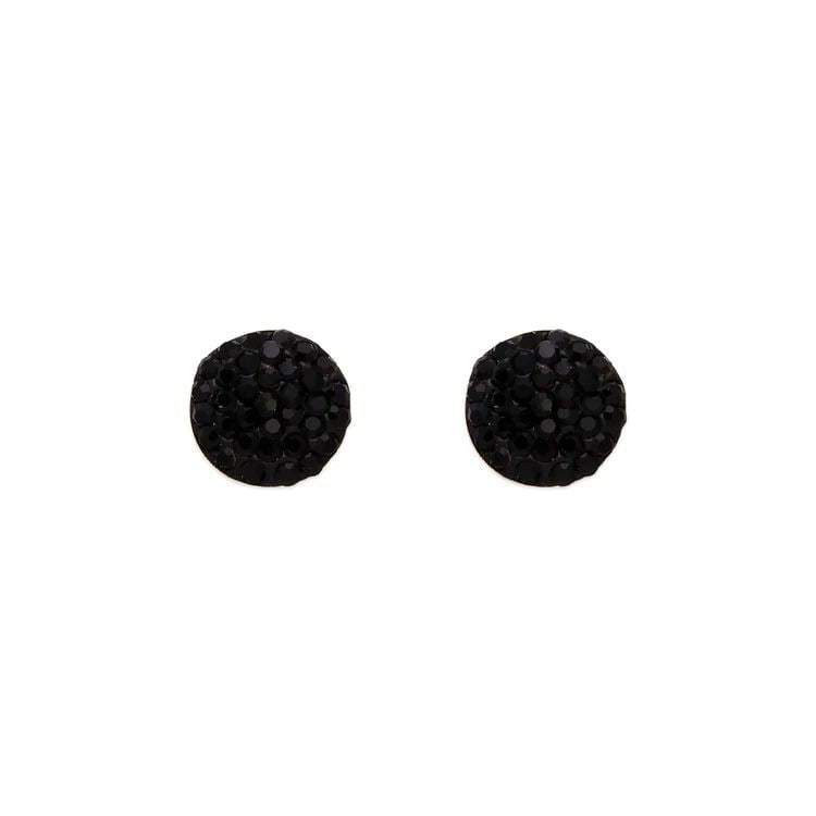 NEW 14K YELLOW GOLD BLACK BALL ENAMEL FLAT BALL STUD EARRINGS 8MM: NEW 14K YELLOW GOLD BLACK BALL ENAMEL FLAT BALL STUD EARRINGS 8MM BLACK BALL ENAMEL FLAT BALL STUD EARRINGS 8MM NEW 14K YELLOW GOLD Width: Approx. 8mm Apx WEIGHT: 2g