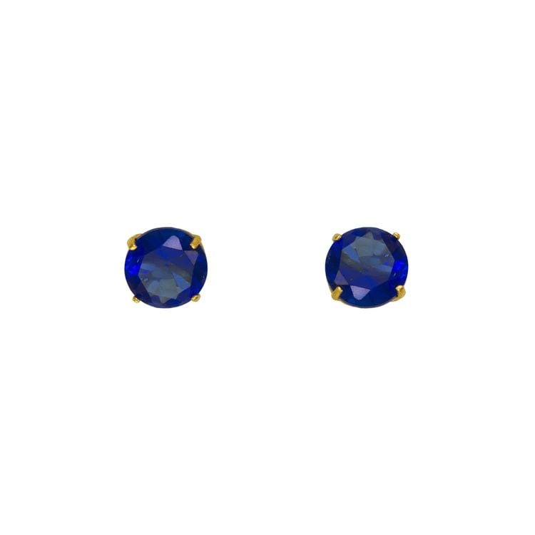 NEW 14K YELLOW GOLD DARK BLUE SAPPHIRE BIRTHSTONE SCREWBACK STUD EARRINGS: NEW 14K YELLOW GOLD DARK BLUE SAPPHIRE BIRTHSTONE SCREWBACK STUD EARRINGS DARK BLUE SAPPHIRE BIRTHSTONE SCREWBACK STUD EARRINGS NEW 14K YELLOW GOLD Width: Approx. 5mm Apx WEIGHT: 2g