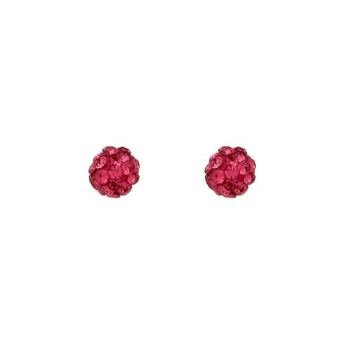 NEW 14K YELLOW GOLD 5MM PINK BALL ENAMEL STUD EARRINGS: NEW 14K YELLOW GOLD 5MM PINK BALL ENAMEL STUD EARRINGS 5MM PINK BALL ENAMEL STUD EARRINGS NEW 14K YELLOW GOLD Width: Approx. 5mm AVERAGE Apx WEIGHT: 2g