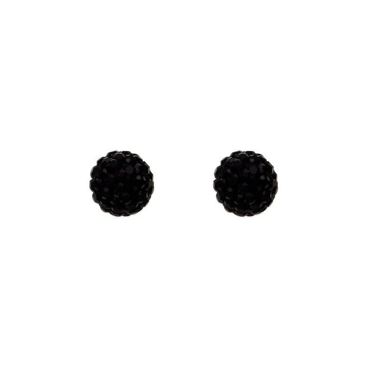 NEW 14K YELLOW GOLD 7MM BLACK ENAMEL BALL STUD EARRINGS: NEW 14K YELLOW GOLD 7MM BLACK ENAMEL BALL STUD EARRINGS 7MM BLACK ENAMEL BALL STUD EARRINGS NEW 14K YELLOW GOLD Width: Approx. 7mm Apx WEIGHT: 2g