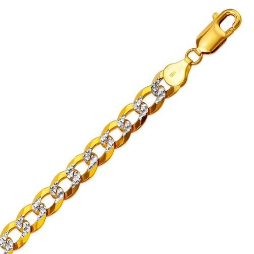 NEW 14K WHITE PAVE GOLD CURB ULTRA LIGHT PAVE BRACELET: NEW 14K WHITE PAVE GOLD CURB ULTRA LIGHT PAVE BRACELET CURB ULTRA LIGHT PAVE BRACELET NEW 14K WHITE PAVE GOLD LENGTH: 8" inch AVERAGE Apx WEIGHT: 14.1g