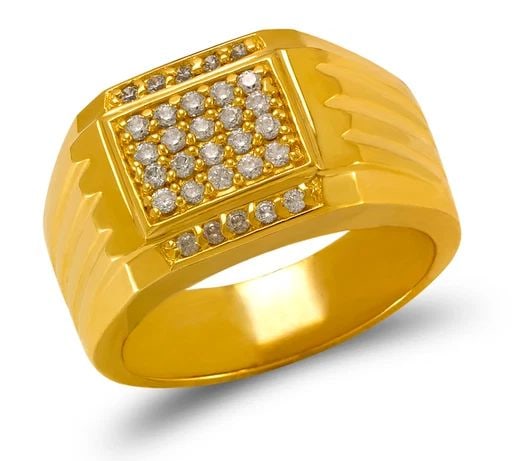 NEW 14K YELLOW GOLD MEN'S CLUSTER RING: NEW 14K YELLOW GOLD MEN'S CLUSTER RING MEN'S CLUSTER RING NEW 14K YELLOW GOLD SIZE Apx: 14mm Apx WEIGHT: 13.4g