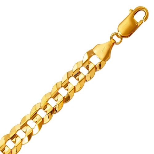 NEW 14K YELLOW GOLD CURB LIGHT BRACELET: NEW 14K YELLOW GOLD CURB LIGHT BRACELET CURB LIGHT BRACELET NEW 14K YELLOW GOLD LENGTH: 8" 8.5" inch AVERAGE Apx WEIGHT: 12.3g