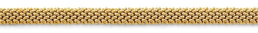 NEW 14K YELLOW GOLD HOLLOW MESH DESIGN BRACELET (1 of 2)