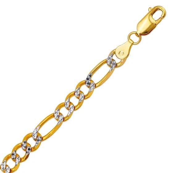 NEW 14K WHITE PAVE GOLD BRACELET (1 of 2)