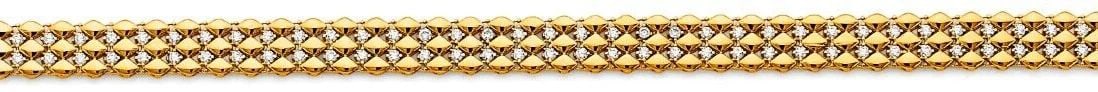 NEW 14K YELLOW GOLD FANCY BRACELET (1 of 2)