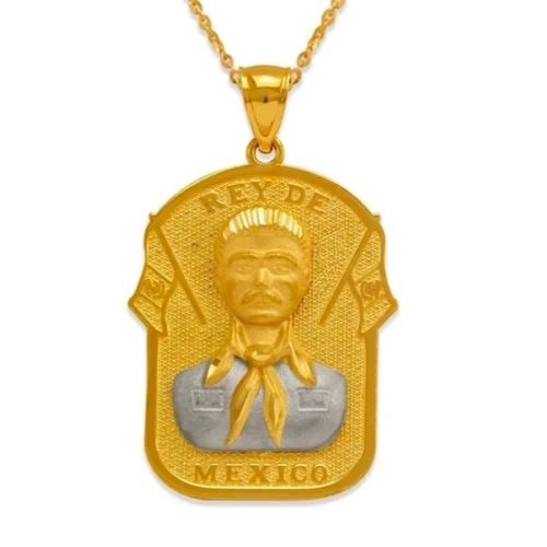 NEW 14K TWO TONE GOLD MALVERDE PENDANT: NEW 14K TWO TONE GOLD MALVERDE PENDANT MALVERDE PENDANT NEW 14K TWO TONE GOLD Apx. WIDTH: 27x34mm Apx WEIGHT: 7.9g