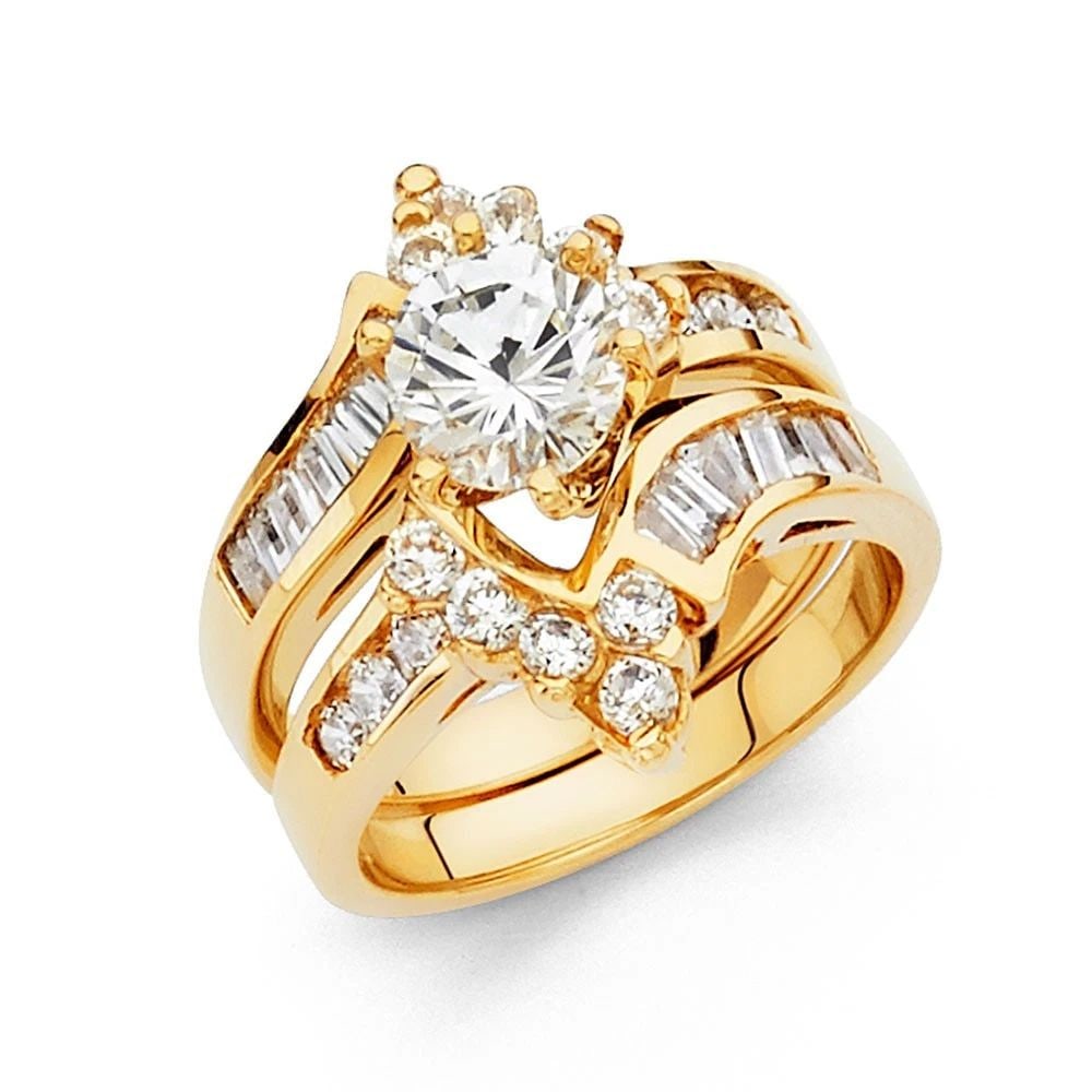 NEW 14K YELLOW GOLD DUO SET (1 of 2)