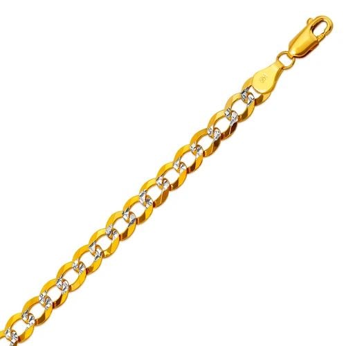 NEW 14K WHITE PAVE GOLD CURB ULTRA LIGHT PAVE BRACELET: NEW 14K WHITE PAVE GOLD CURB ULTRA LIGHT PAVE BRACELET CURB ULTRA LIGHT PAVE BRACELET NEW 14K WHITE PAVE GOLD LENGTH: 8" inch AVERAGE Apx WEIGHT: 7.4g