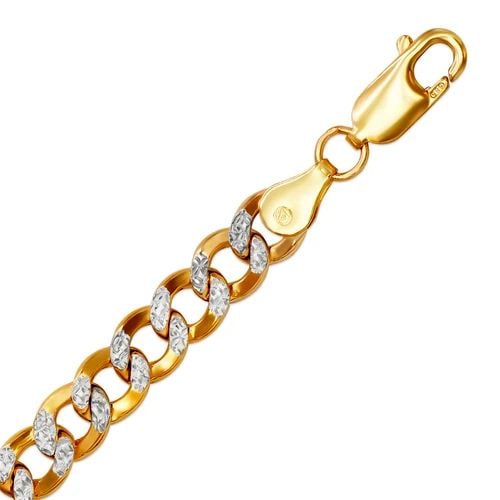 NEW 14K WHITE PAVE GOLD HOLLOW CURB BRACELET: NEW 14K WHITE PAVE GOLD HOLLOW CURB BRACELET HOLLOW CURB BRACELET NEW 14K WHITE PAVE GOLD LENGTH: 8" 8.5" inch AVERAGE Apx WEIGHT: 7.0g