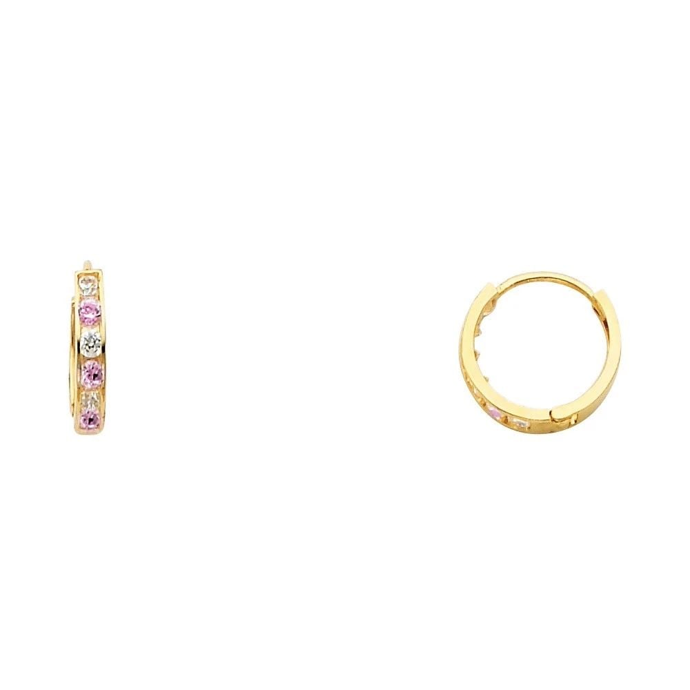 NEW 14K YELLOW GOLD HUGGIES EARRINGS: NEW 14K YELLOW GOLD HUGGIES EARRINGS HUGGIES EARRINGS NEW 14K YELLOW GOLD HEIGHT - 11 mm WIDTH - 11 mm Apx WEIGHT - 0.7 g