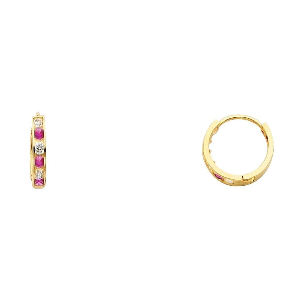 NEW 14K YELLOW GOLD HUGGIES EARRINGS: NEW 14K YELLOW GOLD HUGGIES EARRINGS HUGGIES EARRINGS NEW 14K YELLOW GOLD HEIGHT - 11 mm WIDTH - 11 mm Apx WEIGHT - 0.7 g