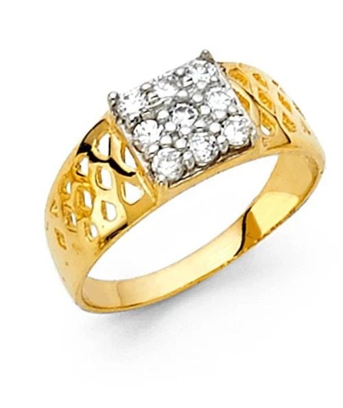 NEW 14K YELLOW GOLD KIDS RING: NEW 14K YELLOW GOLD KIDS RING KIDS RING NEW 14K YELLOW GOLD WIDTH: 6 mm Apx. WEIGHT: 0.9g