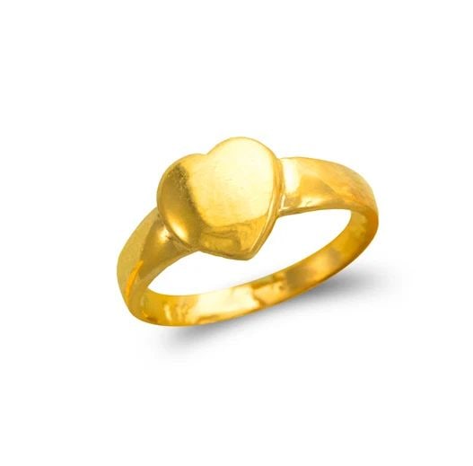 NEW 14K YELLOW GOLD KIDS HEART RING: NEW 14K YELLOW GOLD KIDS HEART RING KIDS HEART RING NEW 14K YELLOW GOLD SIZE Apx: 7mm WEIGHT: 0.9g