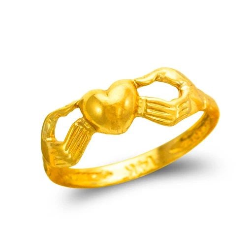 NEW 14K YELLOW GOLD KIDS CLADDAGH RING: NEW 14K YELLOW GOLD KIDS CLADDAGH RING KIDS CLADDAGH RING NEW 14K YELLOW GOLD SIZE Apx: 5mm WEIGHT: 0.9g