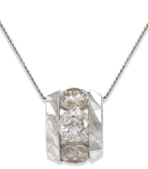 NEW 14K WHITE GOLD 8MM BALL PENDANT: NEW 14K WHITE GOLD 8MM BALL PENDANT 8MM BALL PENDANT NEW 14K WHITE GOLD Apx. WIDTH: 6x8mm Apx WEIGHT: 0.9g
