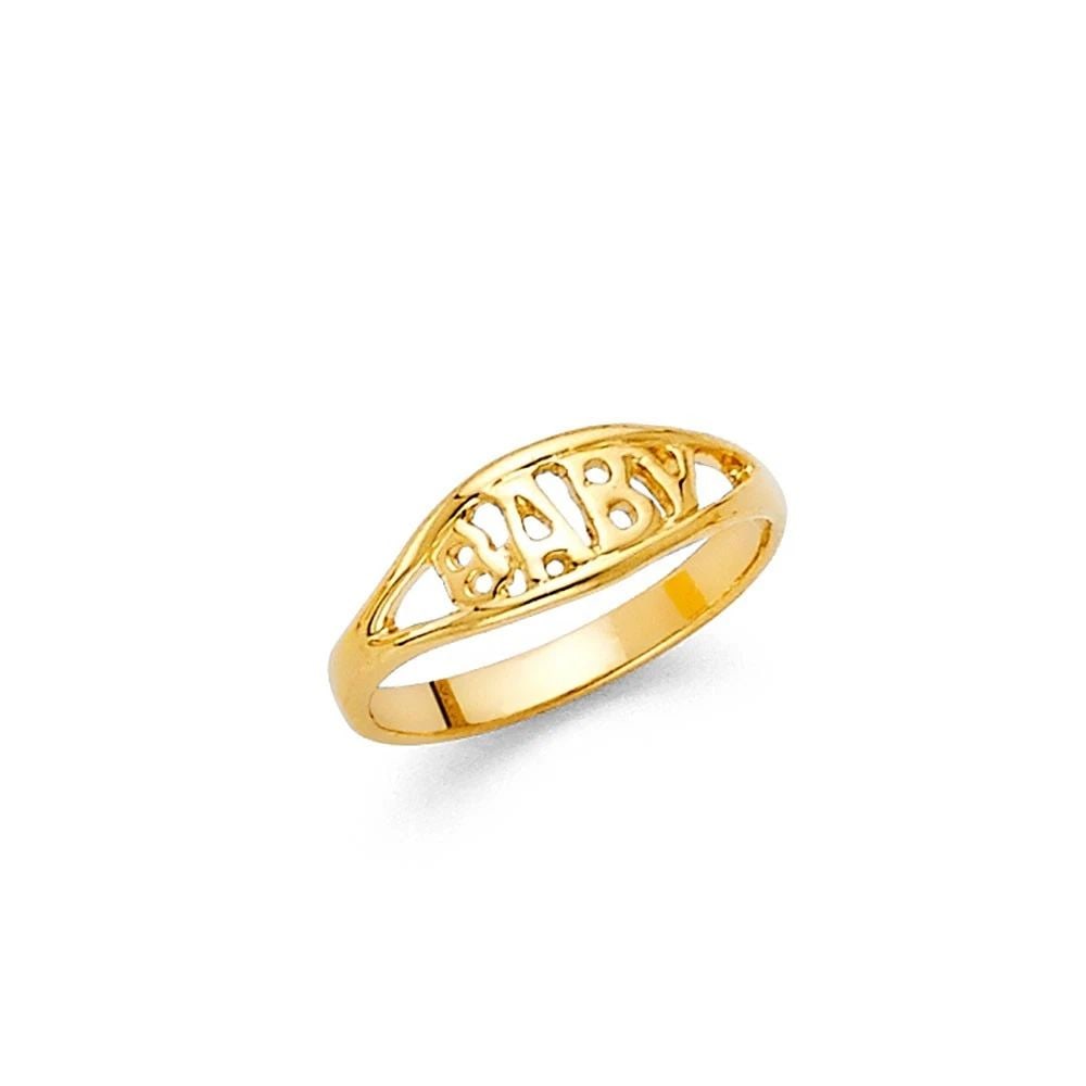 NEW 14K YELLOW GOLD KIDS RING: NEW 14K YELLOW GOLD KIDS RING KIDS RING NEW 14K YELLOW GOLD WIDTH: 5 mm Apx. WEIGHT: 0.8g