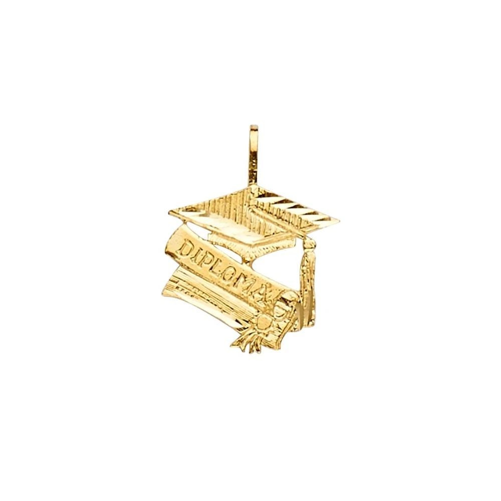 NEW 14K YELLOW GOLD GRADUATION PENDANT: NEW 14K YELLOW GOLD GRADUATION PENDANT GRADUATION PENDANT NEW 14K YELLOW GOLD Height : 18 mm Width : 13 mm Apx. WEIGHT : 0.8g
