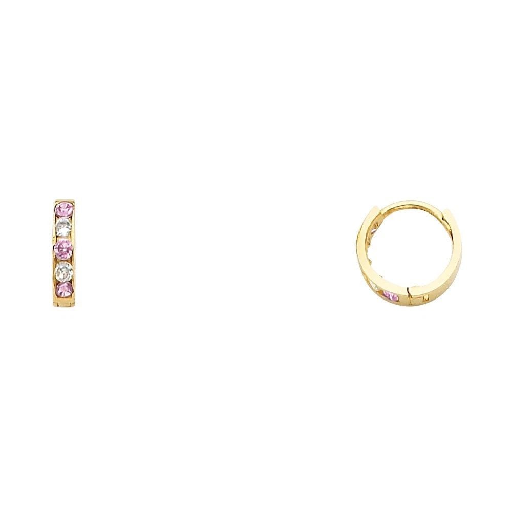 NEW 14K YELLOW GOLD HUGGIES EARRINGS: NEW 14K YELLOW GOLD HUGGIES EARRINGS HUGGIES EARRINGS NEW 14K YELLOW GOLD HEIGHT - 10 mm WIDTH - 10 mm Apx WEIGHT - 0.6 g