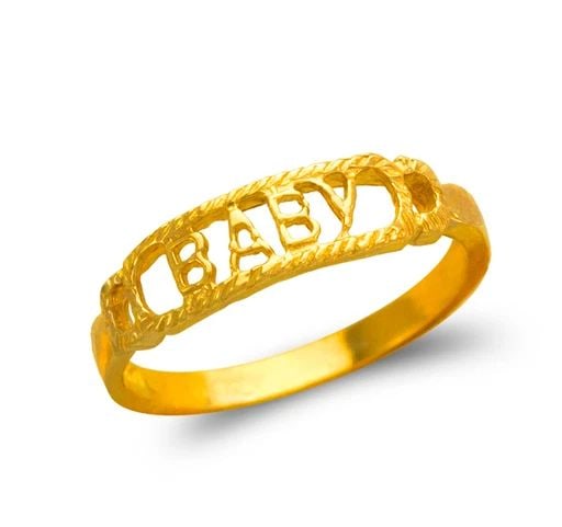 NEW 14K YELLOW GOLD KIDS BABY RING: NEW 14K YELLOW GOLD KIDS BABY RING KIDS BABY RING NEW 14K YELLOW GOLD SIZE Apx: 4mm WEIGHT: 0.8g